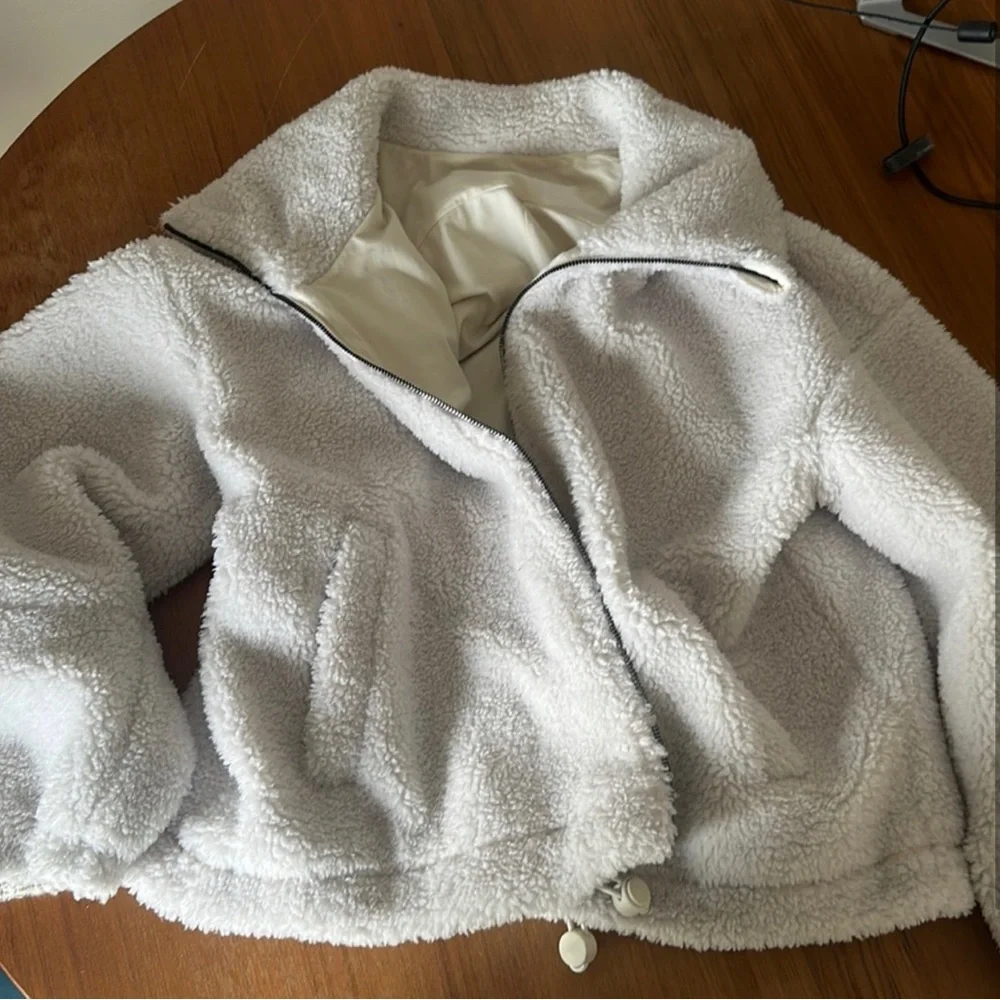 Lululemon fleece fuzzy jacket - Picture 2 of 2